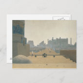 主な通りサマルカンド、早朝、1869-70 ポストカード (正面/裏面)