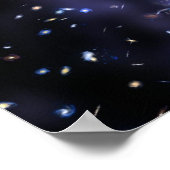 主な銀河系文字列 ポスター (角)