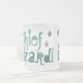 主な魔法使い! 曇らされたガラスのマグ フロストグラスマグカップ (正面左)