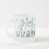 主な魔法使い! 曇らされたガラスのマグ フロストグラスマグカップ (左)