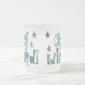 主な魔法使い! 曇らされたガラスのマグ フロストグラスマグカップ (中央)