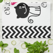 主なDishtowelへのOohのLaのLa キッチンタオル (折り畳み)