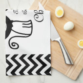 主なDishtowelへのOohのLaのLa キッチンタオル (四つ折り)