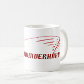 主なPounderhardのロゴのマグ コーヒーマグカップ (正面右)