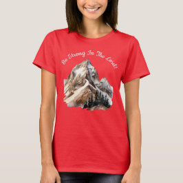 主において強くあらんことを Tシャツ