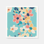 主にパステル色の被写体 スタンダードカクテルナプキン (正面)