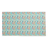 主にパステル色の被写体 枕カバー (裏面-左)