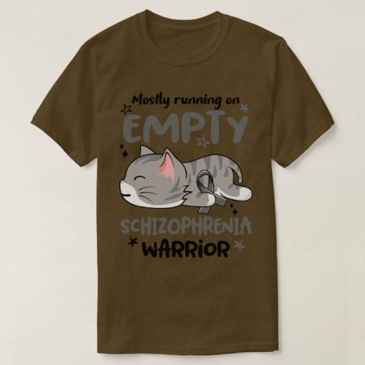 主にランニングの空の統合失調症の戦士1 Tシャツ (デザイン正面)