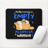 主にランニングの空の脱毛症の戦士 マウスパッド (マウス)