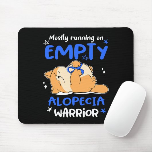 主にランニングの空の脱毛症の戦士 マウスパッド (マウス)