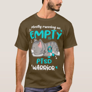 主にランニングの空のPTSD戦士 Tシャツ