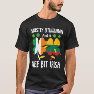 主にリトアニア語と少しアイルランド語のSt patricks Tシャツ
