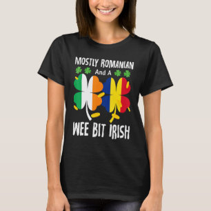 主にルーマニア語と少しアイルランド語のSt patricks・ダ Tシャツ