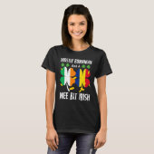 主にルーマニア語と少しアイルランド語のSt patricks・ダ Tシャツ (正面フル)