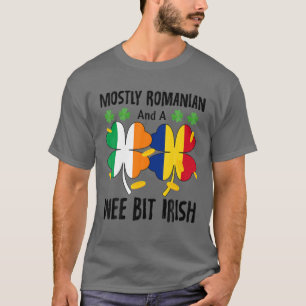 主にルーマニア語と少しアイルランド語のSt patricks・ダ Tシャツ