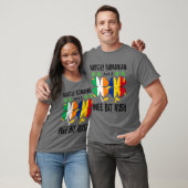 主にルーマニア語と少しアイルランド語のSt patricks・ダ Tシャツ (ユニセックス)