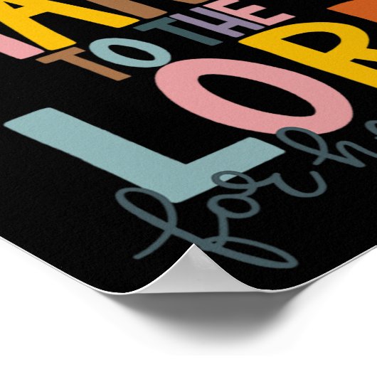 主に与え感謝してい対して彼は良いイエスの秋である ポスター (角)