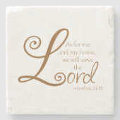 主に仕える ストーンコースター (正面)