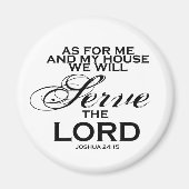 主に仕える マグネット (正面)