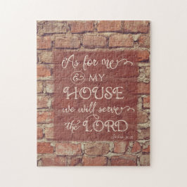 主に仕える – ヨシュア24:15 ジグソーパズル