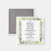 主に信頼の花 マグネット (正面/裏面)