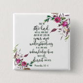 主に信頼の花 缶バッジ (正面)