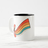 主に叫ぶキリスト教のレトロ ツートーンマグカップ (正面左)