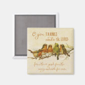 主に向かって感謝せよ マグネット (正面/裏面)