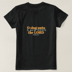 主に向かって歌え キリスト教 Tシャツ