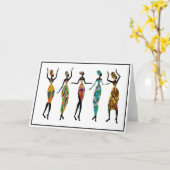 主に喜びの声を上げる カード (黄色い花)