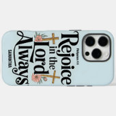 主に喜ぶ常にクリスチャンヴィンテージ Case-Mate iPhoneケース (裏面 (横))