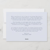 主に喜ぶ手書きのクリスマスブルー シーズンカード (裏面)