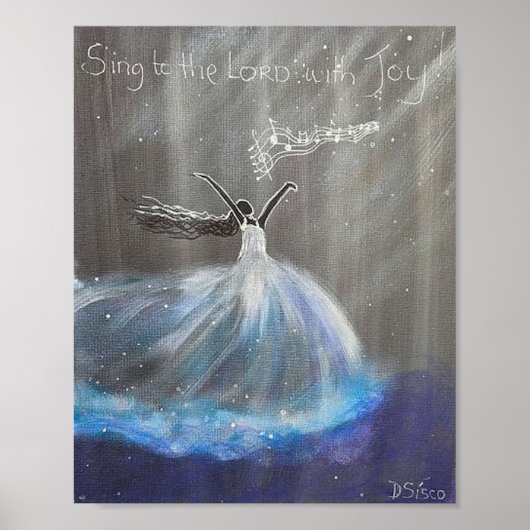 主に喜んで歌う ポスター (正面)