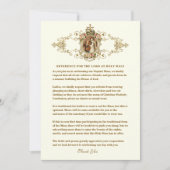 主に対する主の結婚崇敬の念 案内状 (正面)