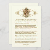 主に対する主の結婚崇敬の念 案内状 (正面/裏面)