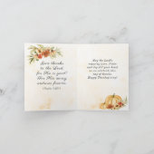 主に感謝せよ。主は良く、 その慈しみは永に尽きない。 カード (内部)