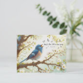 主に新しい歌を歌う詩篇96:1 ポストカード (スタンド正面)