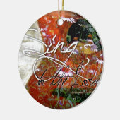 主に歌う セラミックオーナメント (左)