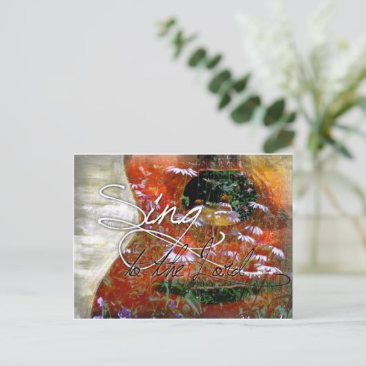 主に歌う ポストカード (スタンド正面)