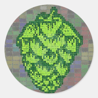 主に無害な主にモザイクのシール ラウンドシール