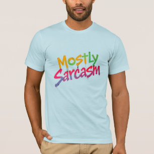 主に皮肉な滴下グラフィティデザイン Tシャツ
