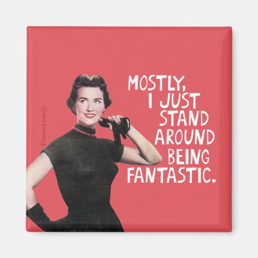 主に私はただ存在しのまわりにてい素晴らしる。 マグネット (正面)