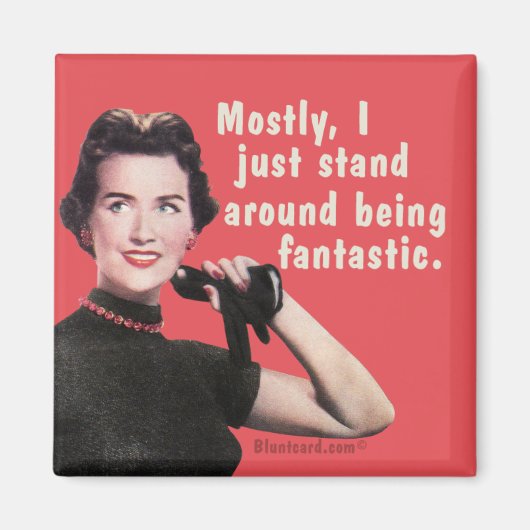 主に私はただ存在しのまわりにてい素晴らしる。 マグネット (正面)