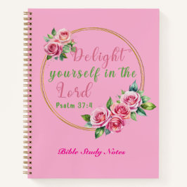 「主に自分を喜ばせる」ピンクのカスタマイズ ノートブック