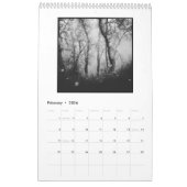 主に野生（花）、巻二、暦 カレンダー (2月 2026)