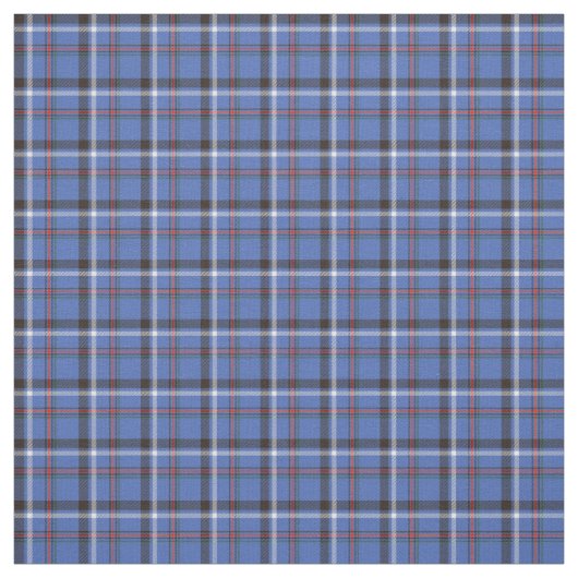主に青い格子模様の織物 ファブリック (見本)