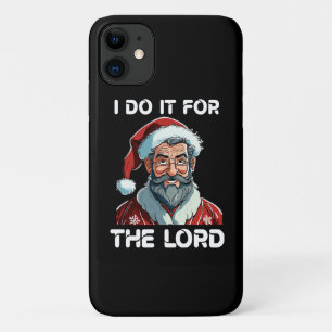 主のためにやっている キリスト教のクリスマスギフト iPhone 11 ケース