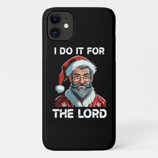 主のためにやっている キリスト教のクリスマスギフト Case-Mate iPhoneケース (裏面)