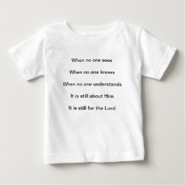 主のためのもの ベビーTシャツ