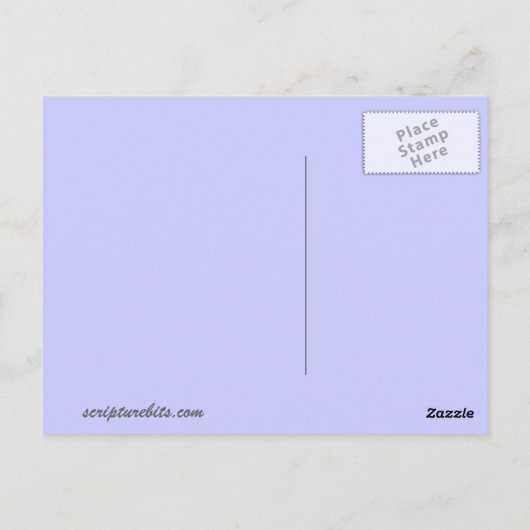 主のみ使いがギデオンに現れた時,彼はギデオンに現れた ポストカード (裏面)